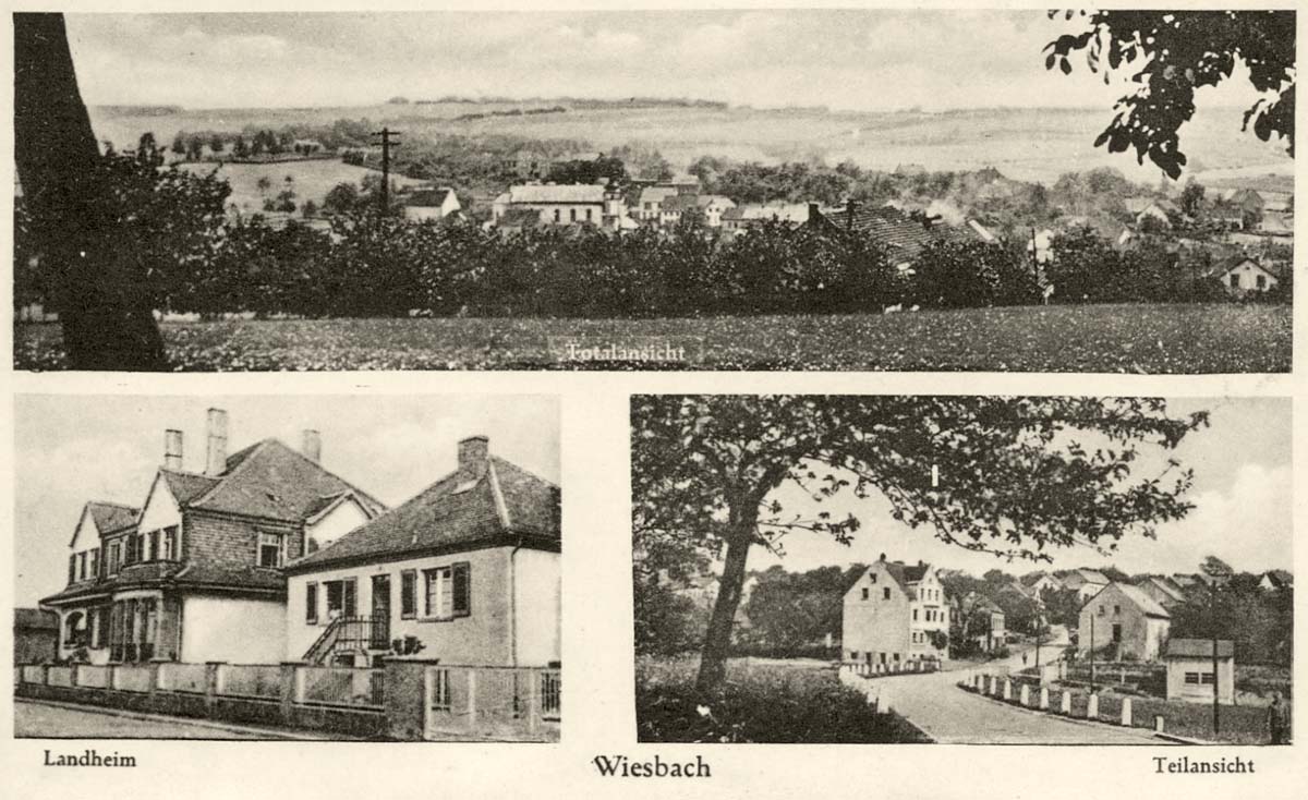 Eppelborn. Wiesbach - Landheim, Teilansicht, 1951