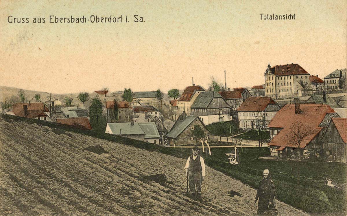 Ebersbach-Neugersdorf. Panorama der Stadt