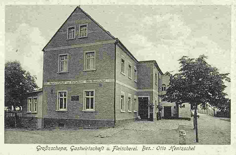 Eilenburg. Gastwirtschaft und Fleischerei Otto Hentzschel