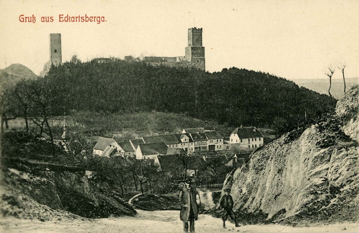 Blick auf Eckartsberga, 1907