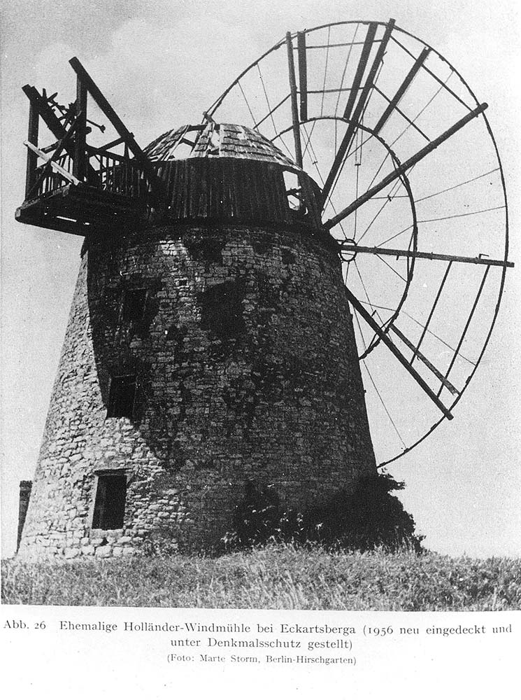 Eckartsberga. Holländermühle, 1956