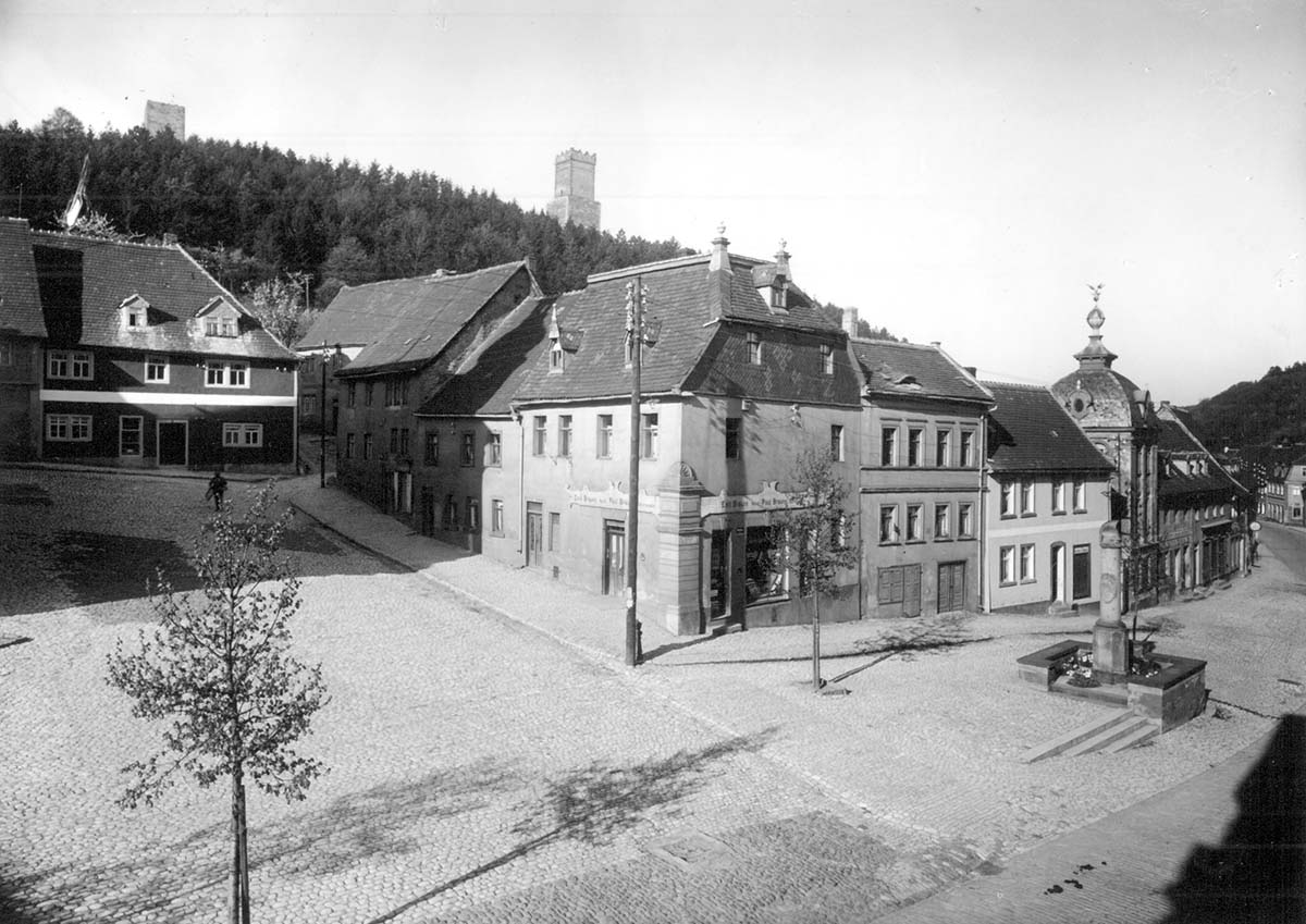 Eckartsberga. Marktplatz, 1928