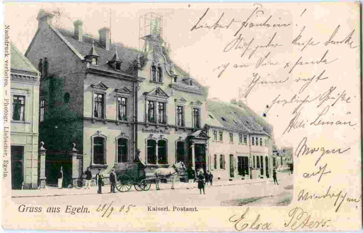 Egeln. Kaiserliches Postamt, 1905