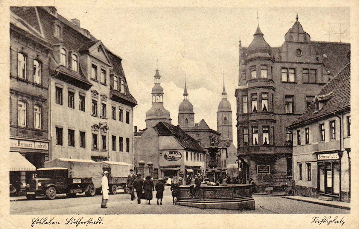 Lutherstadt Eisleben. Platz, 1943