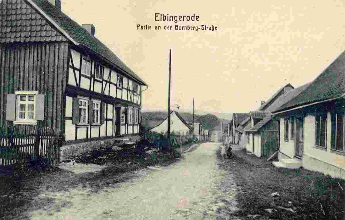 Elbingerode. Bornbergstraße