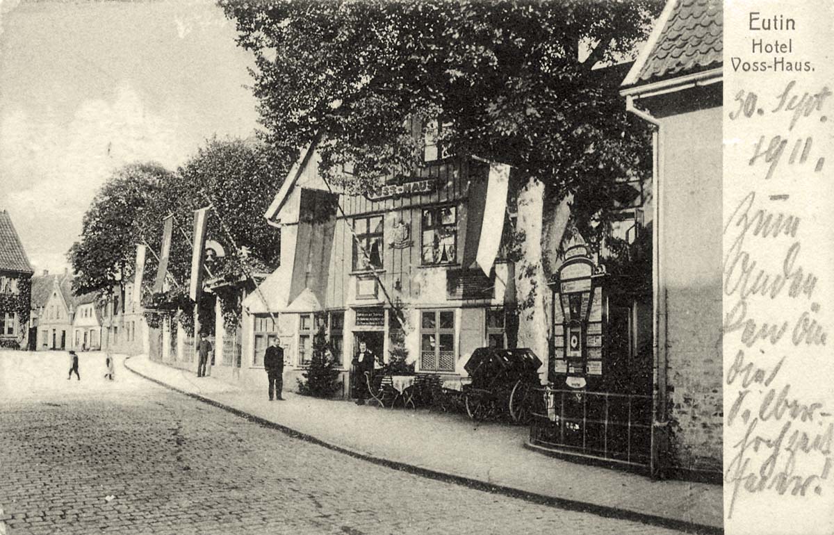 Eutin. Hotel Vosshaus, 1911