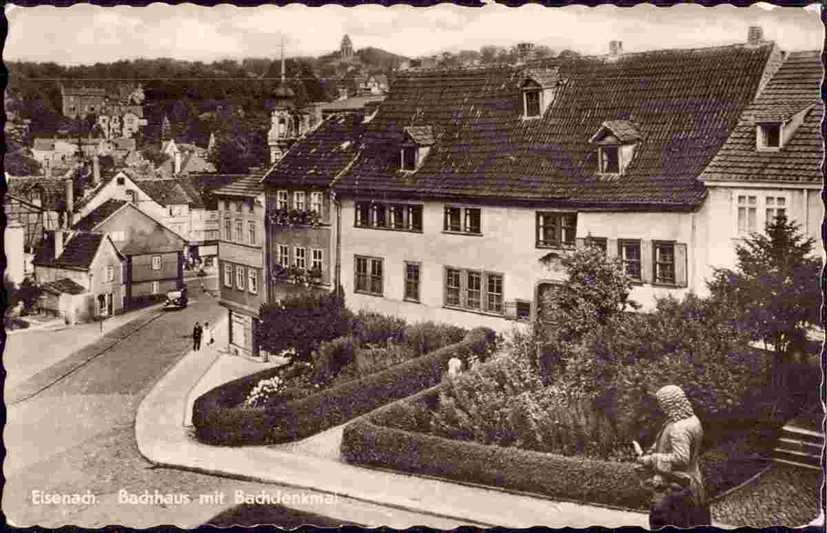 Eisenach. Bachhaus und Bach-Denkmal
