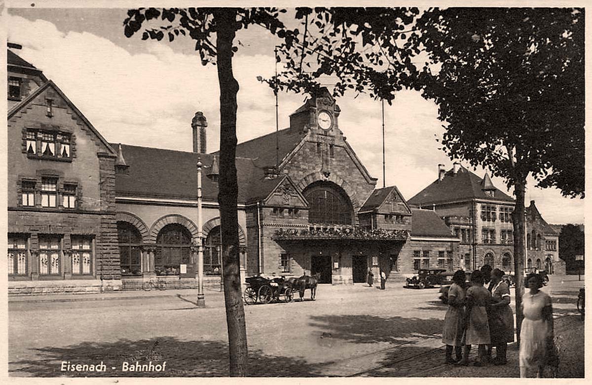 Eisenach. Bahnhof