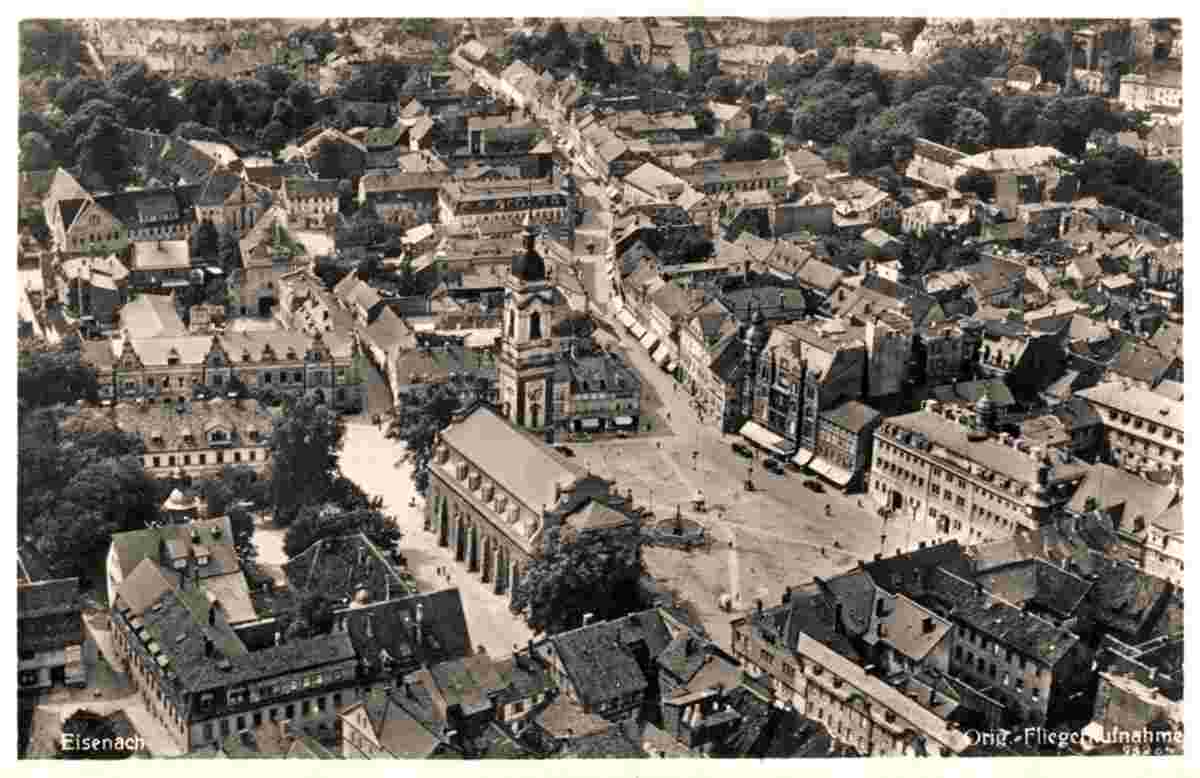 Eisenach. Stadtplatz, 1937
