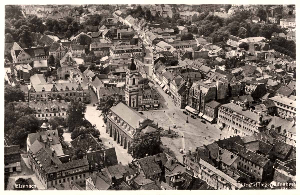 Eisenach. Stadtplatz, 1937