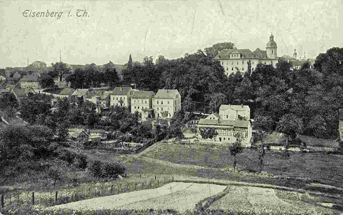 Eisenberg. Panorama der Stadt
