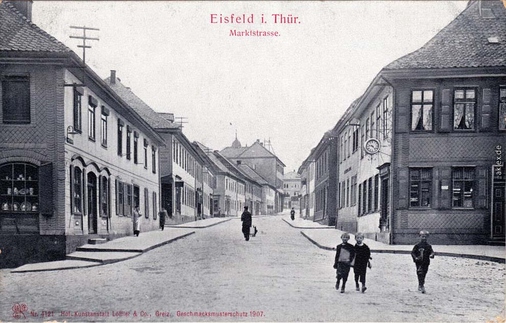 Eisfeld. Marktstraße, 1907