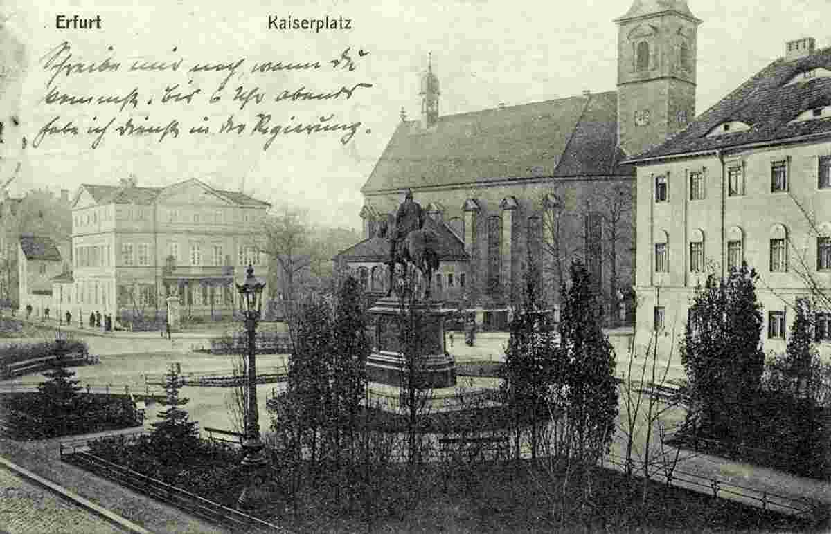 Erfurt. Kaiserplatz, 1912