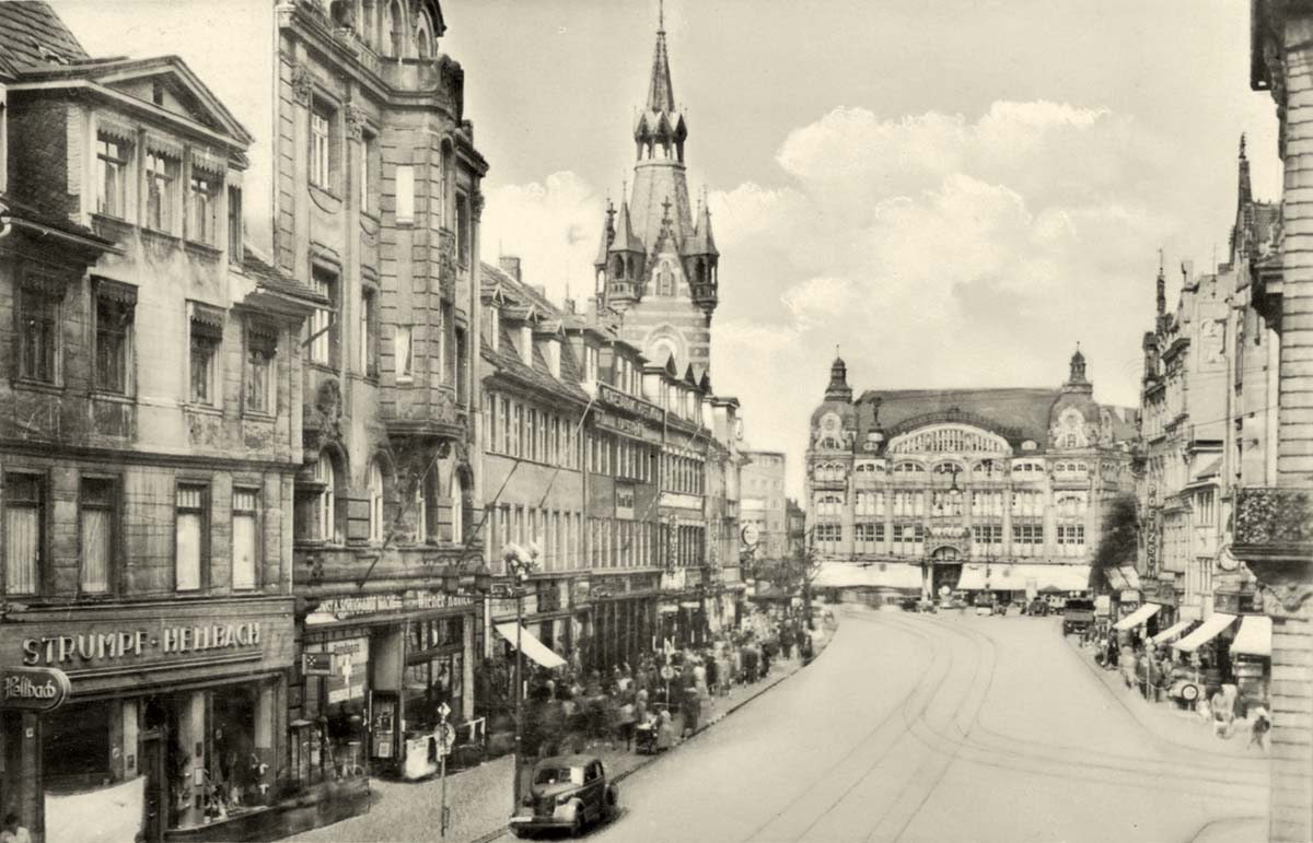 Erfurt. Panorama von Stadtstraße, 1942