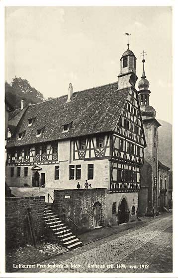 Freudenberg. Rathaus, 1912