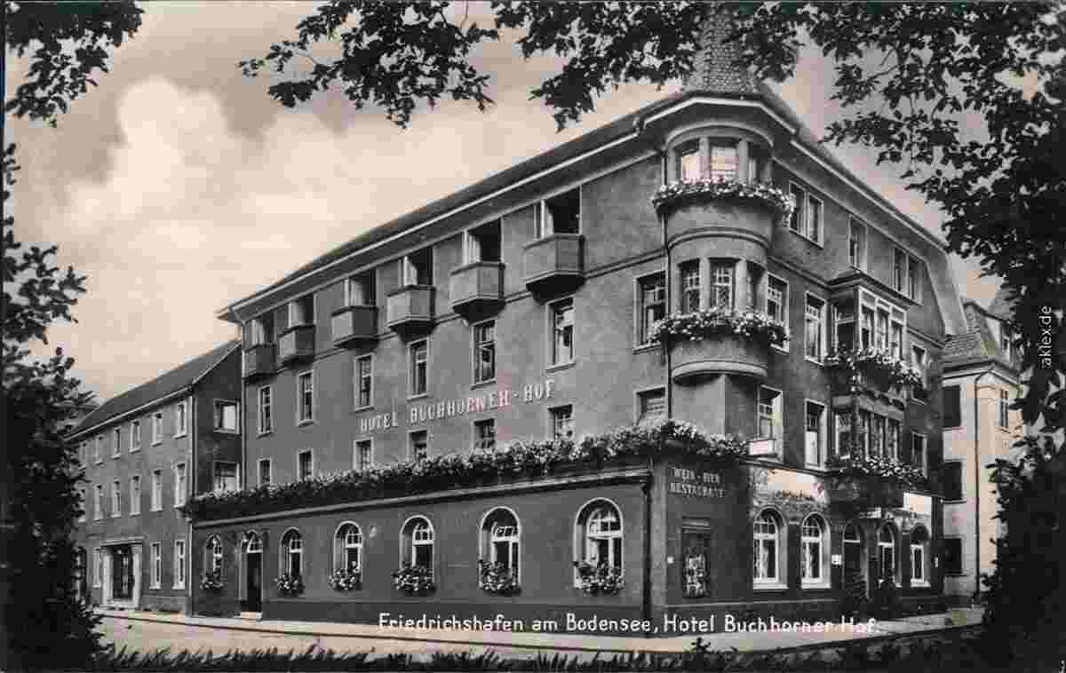 Friedrichshafen. Hotel 'Buchhorner Hof', Besitzer A. Maier, 1930