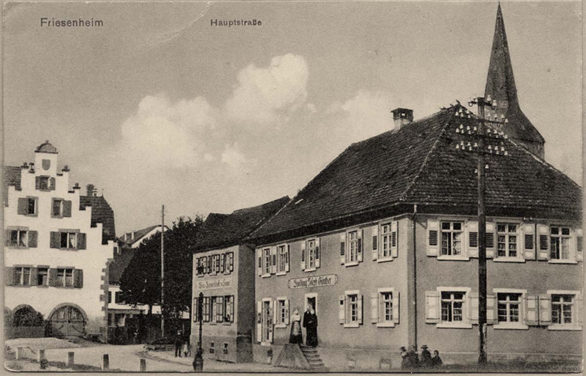 Friesenheim (Ortenaukreis). Hauptstra�e, 1910