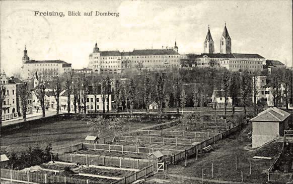 Freising. Blick auf Domberg