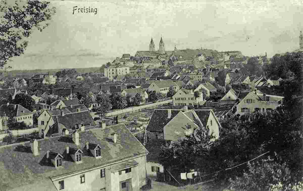 Freising. Panorama der Stadt