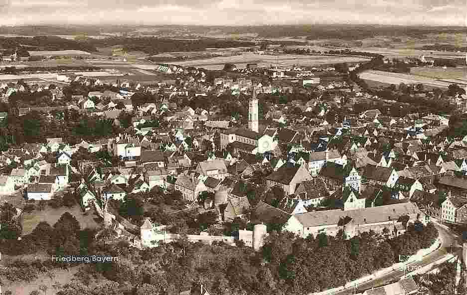 Friedberg. Panorama der Stadt