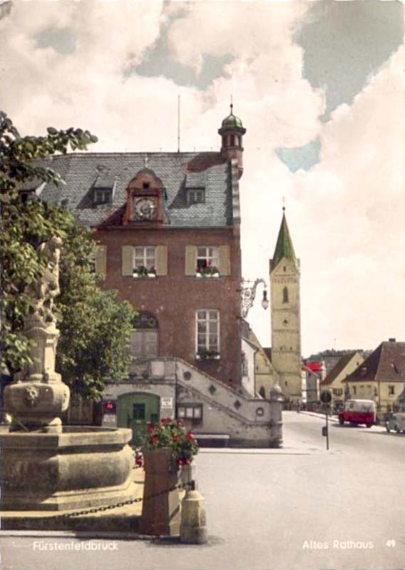 Fürstenfeldbruck. Altes Rathaus, 1959