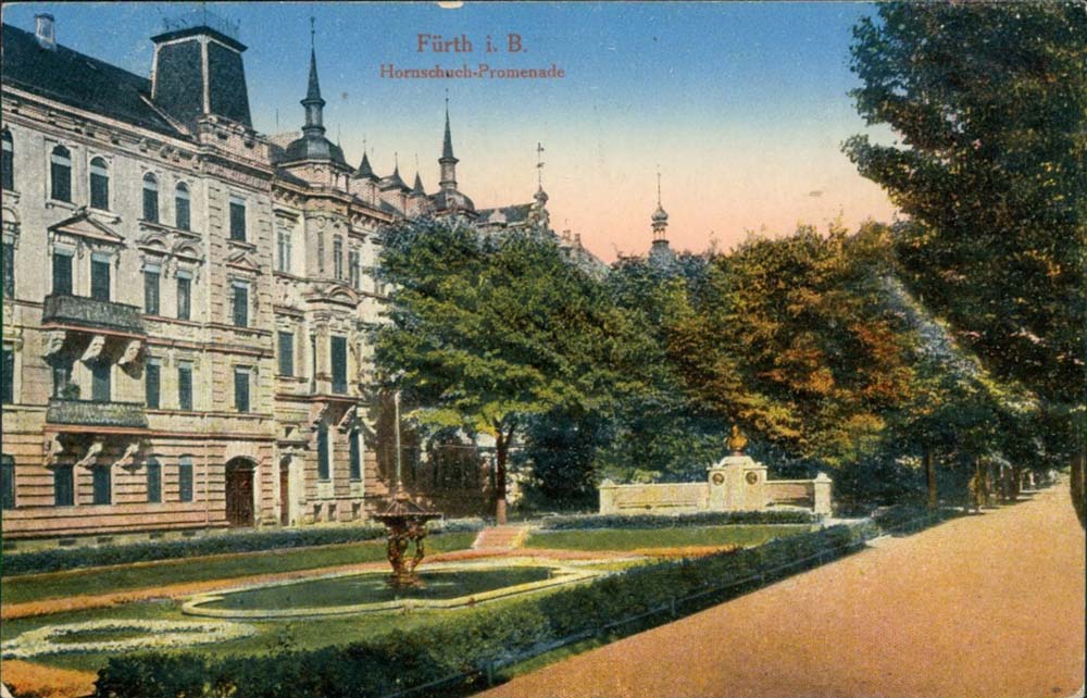 Fürth. Hornschuch-Promenade, 1920