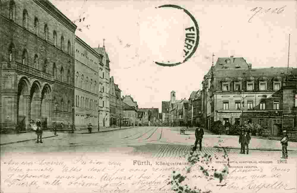 Fürth. Königstraße, 1906