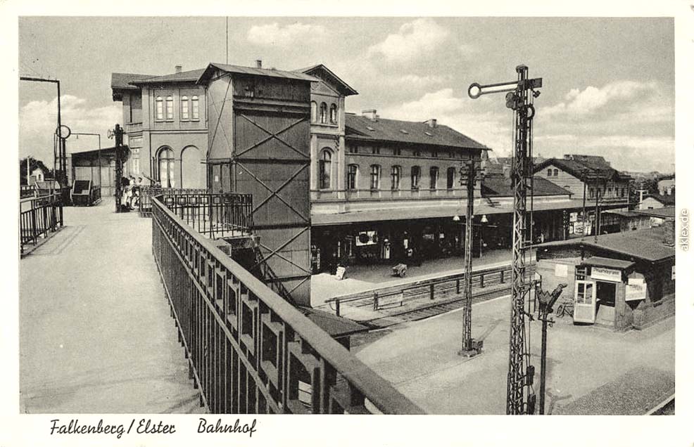 Falkenberg (Elster). Bahnhof, Gleisanlagen, 1940