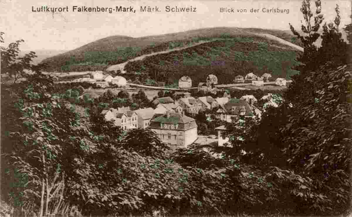 Falkenberg (Mark). Blick von der Carlsburg