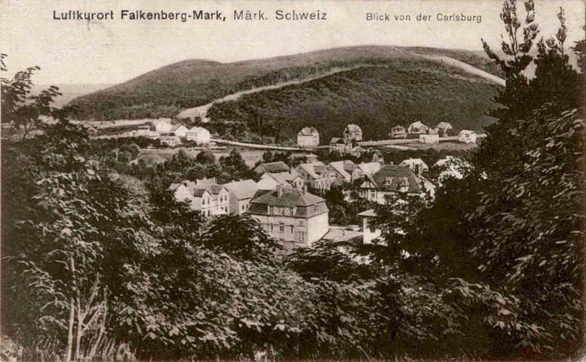 Falkenberg (Mark). Blick von der Carlsburg