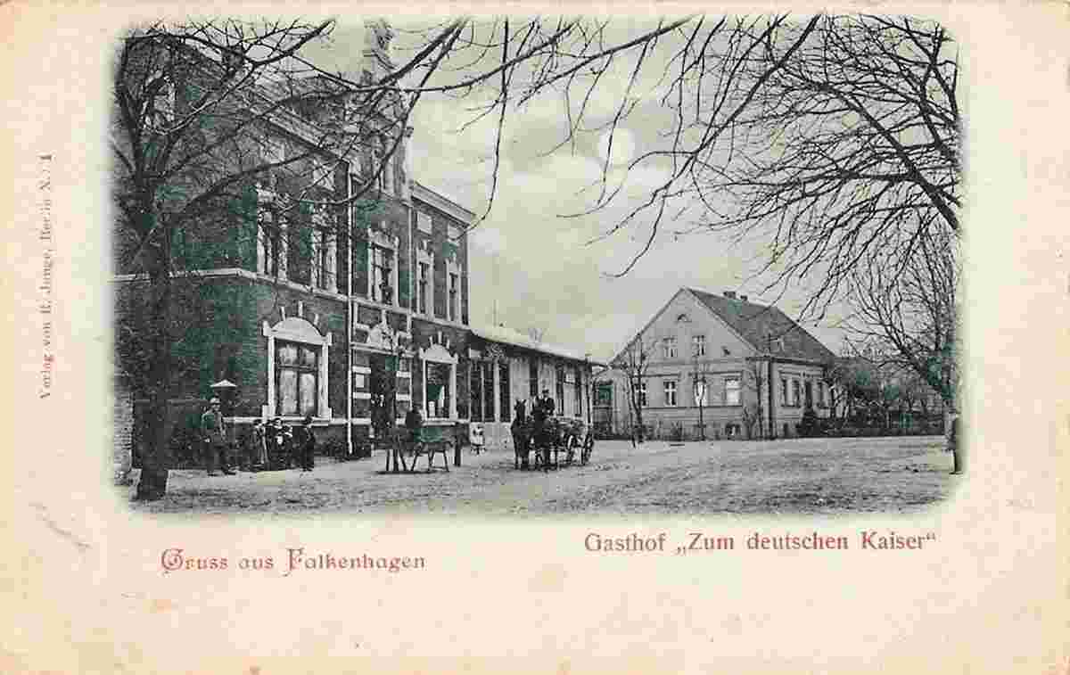 Falkensee. Gasthof 'Zum deutschen Kaiser', 1905