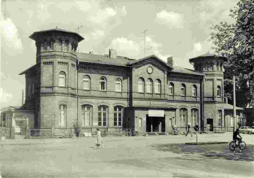 Finsterwalde. Bahnhof, 1976