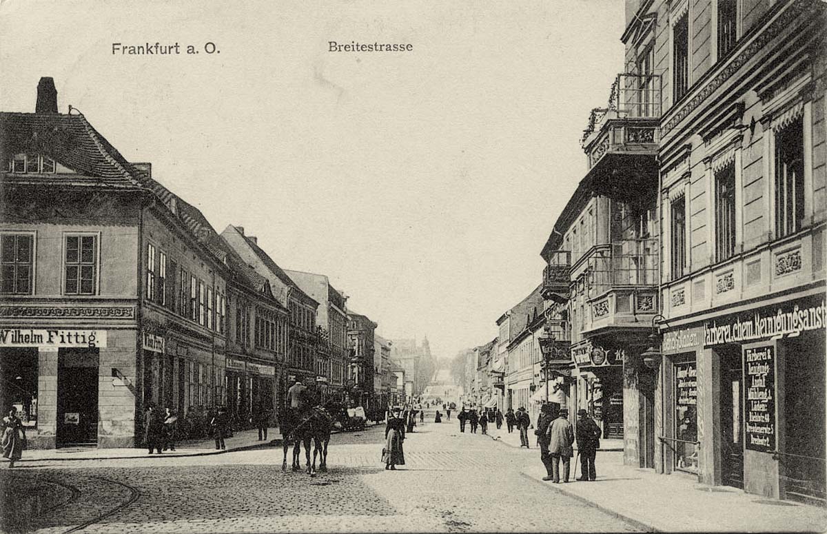 Frankfurt an der Oder. Breite Straße, 1905