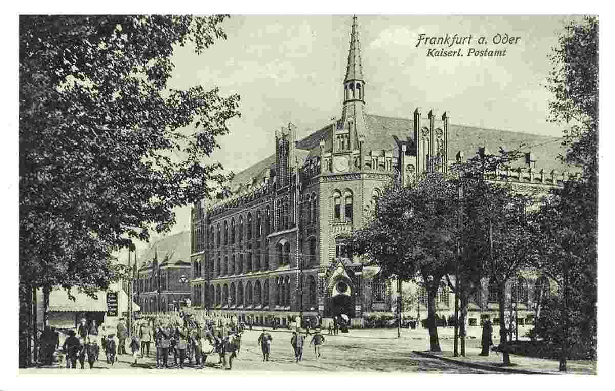 Frankfurt an der Oder. Kaiserliche Postamt, 1916