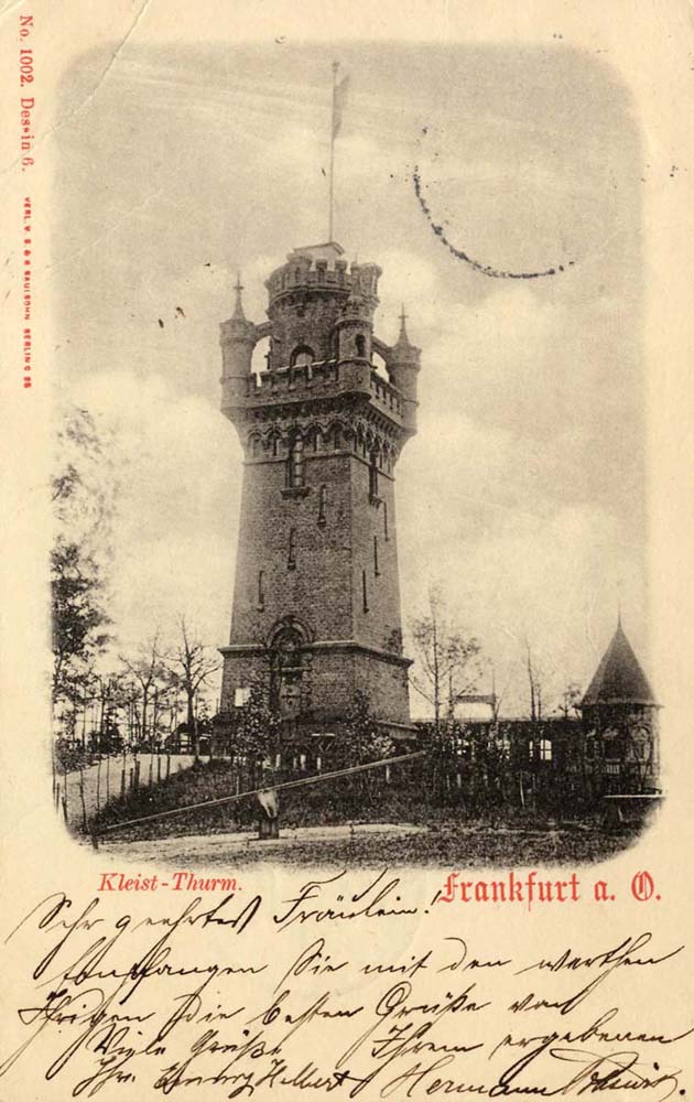 Frankfurt an der Oder. Kleistturm, 1900