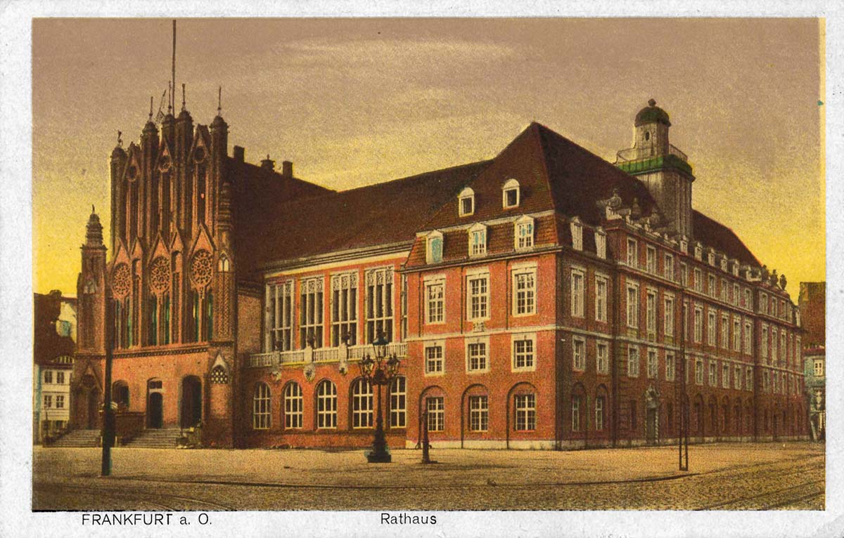 Frankfurt an der Oder. Rathaus, 1919