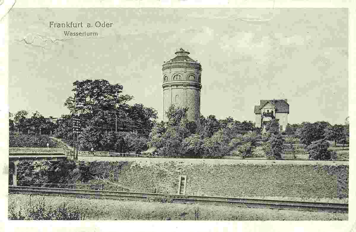 Frankfurt an der Oder. Wasserturm, 1918