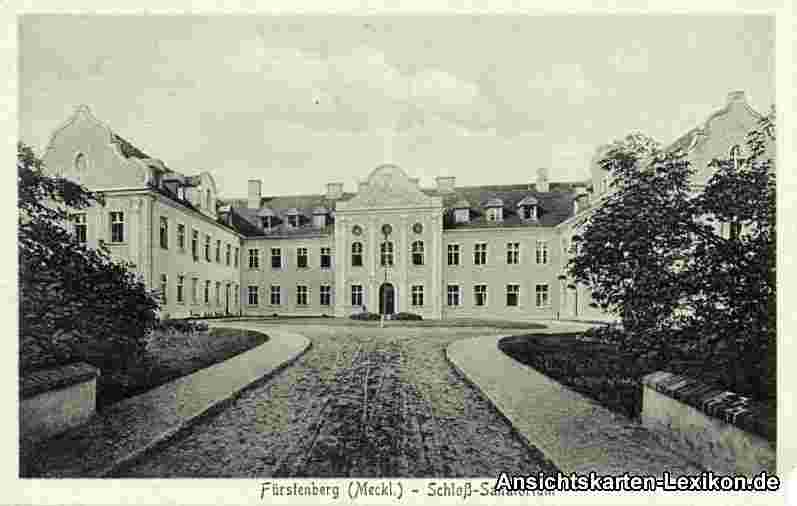 Fürstenberg. Schloß, um 1920