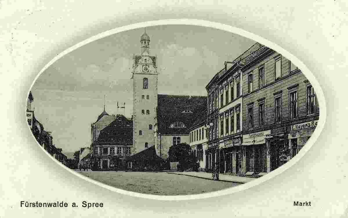 Fürstenwalde. Marktplatz, 1924