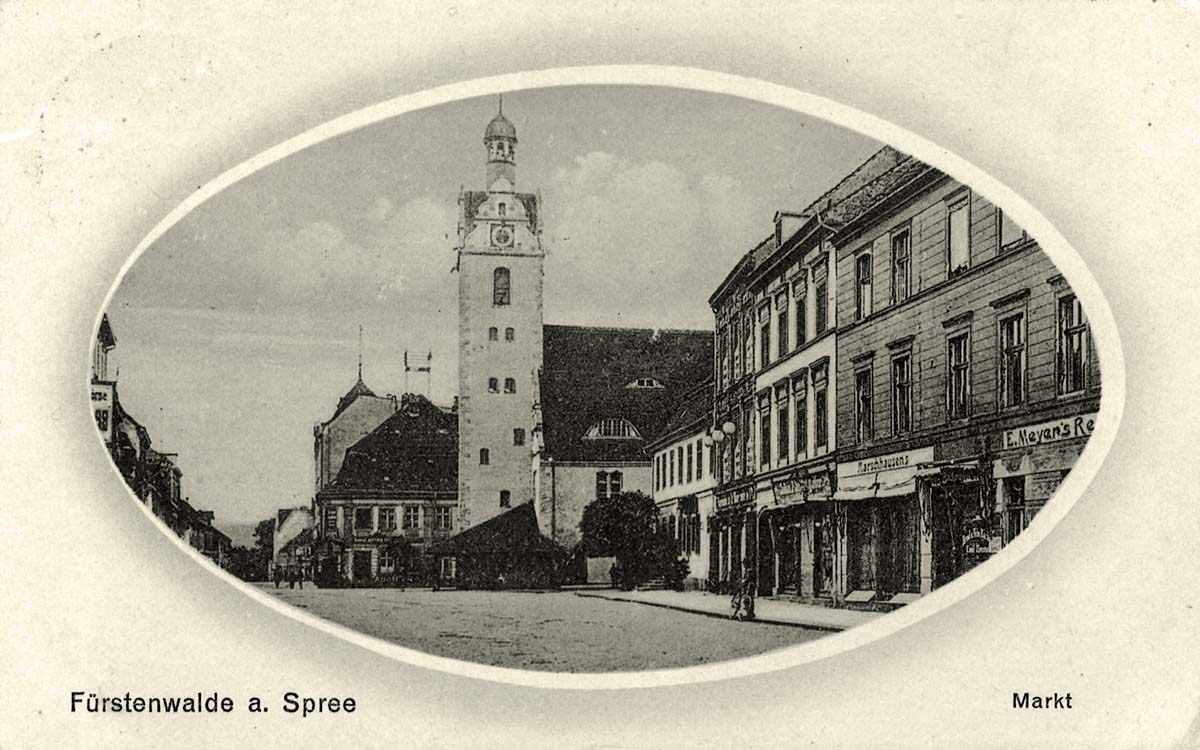 Fürstenwalde (Spree). Marktplatz, 1924