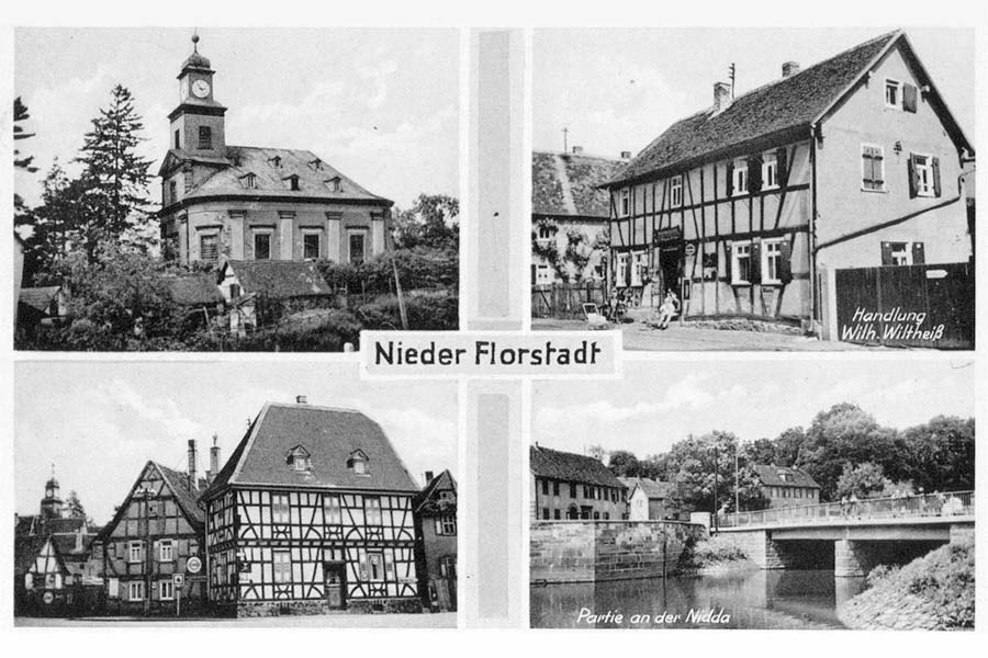 Florstadt. Stadtteil Nieder-Florstadt