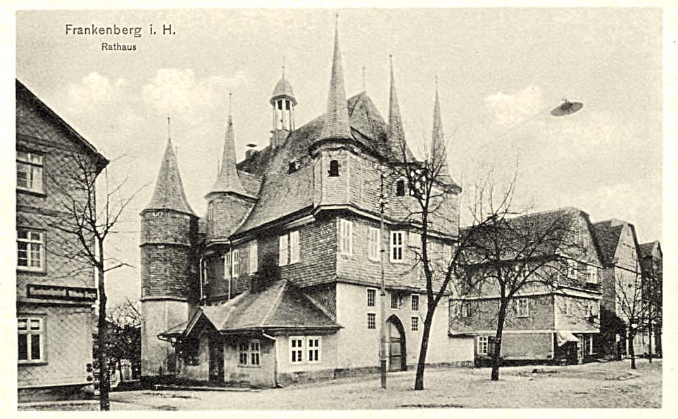 Frankenberg (Eder). 10-türmiges Rathaus