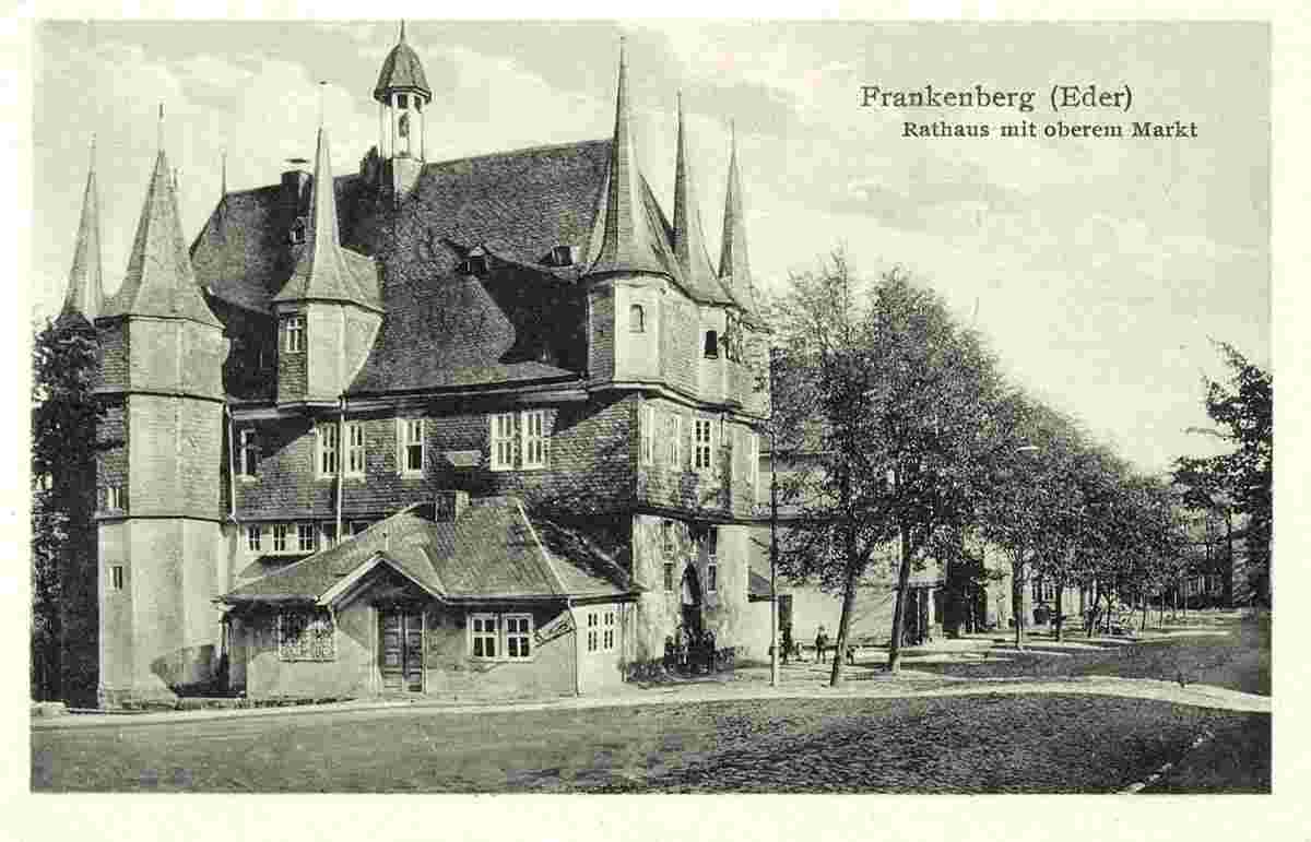 Frankenberg. Rathaus mit oberem Markt