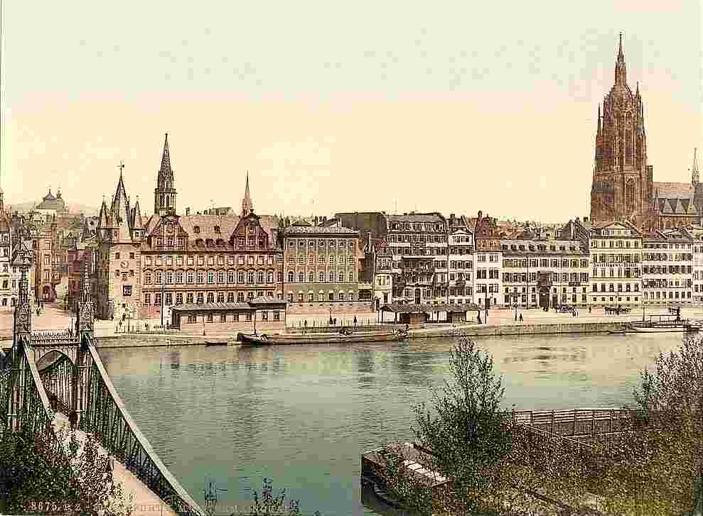 Frankfurt am Main. Panorama der Stadt
