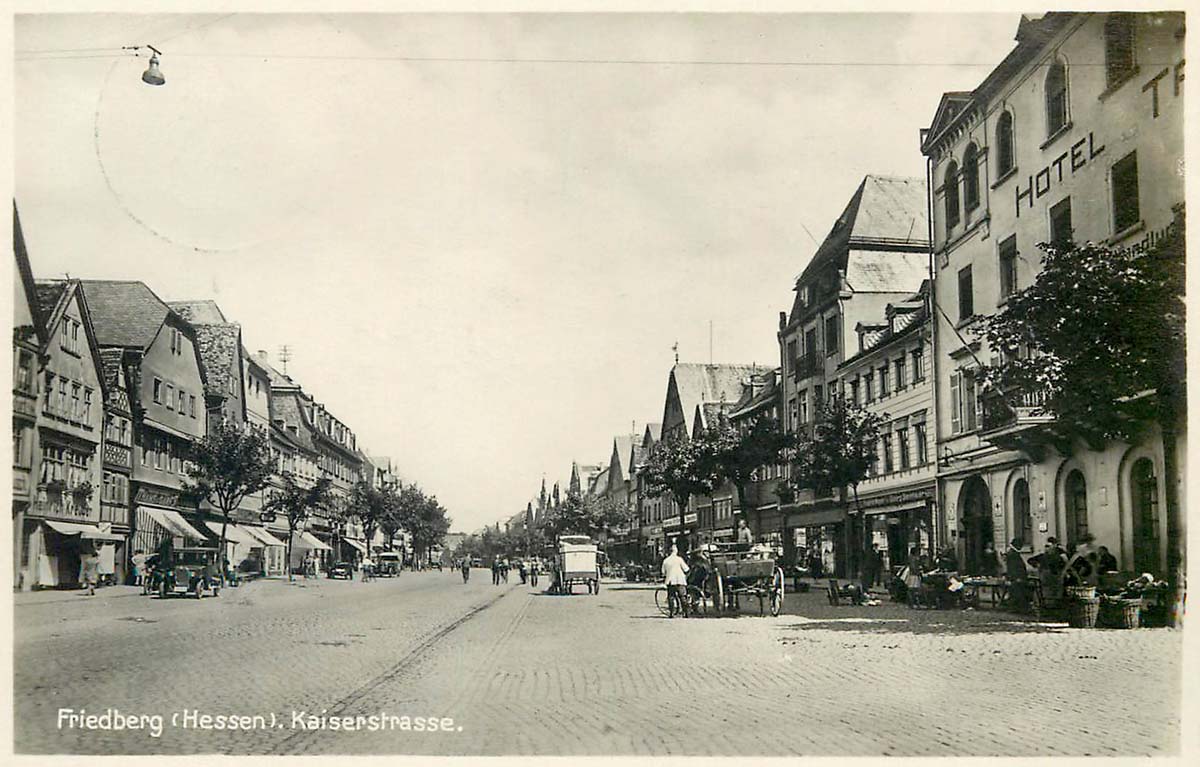 Friedberg. Kaiserstraße, 1937