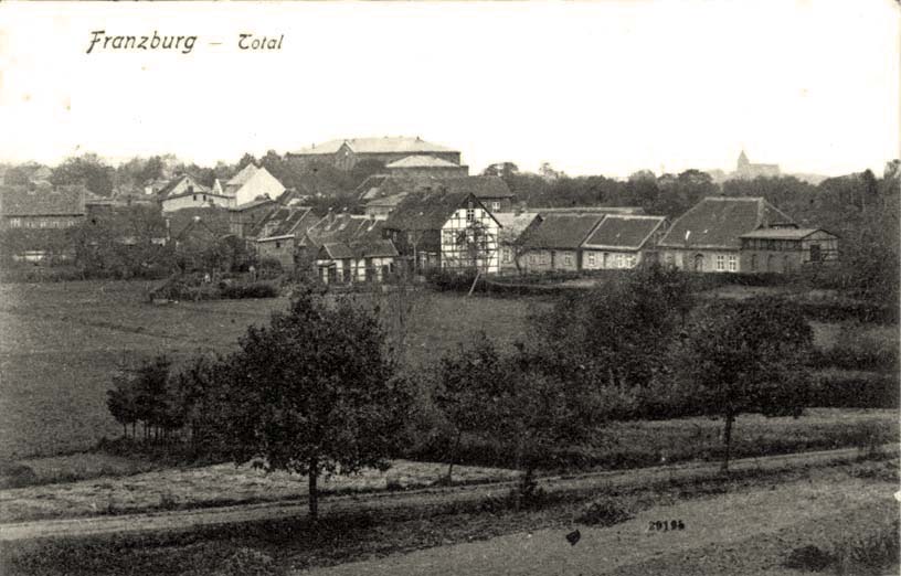 Franzburg. Panorama der Stadt