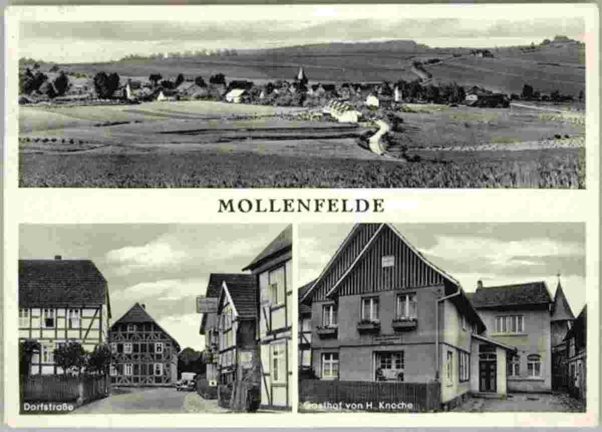 Friedland. Mollenfelde - Dorfstraße, Gasthof von H. Knoche