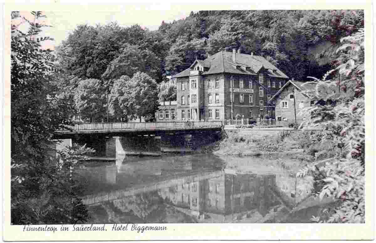 Finnentrop. Hotel Biggemann, 1952