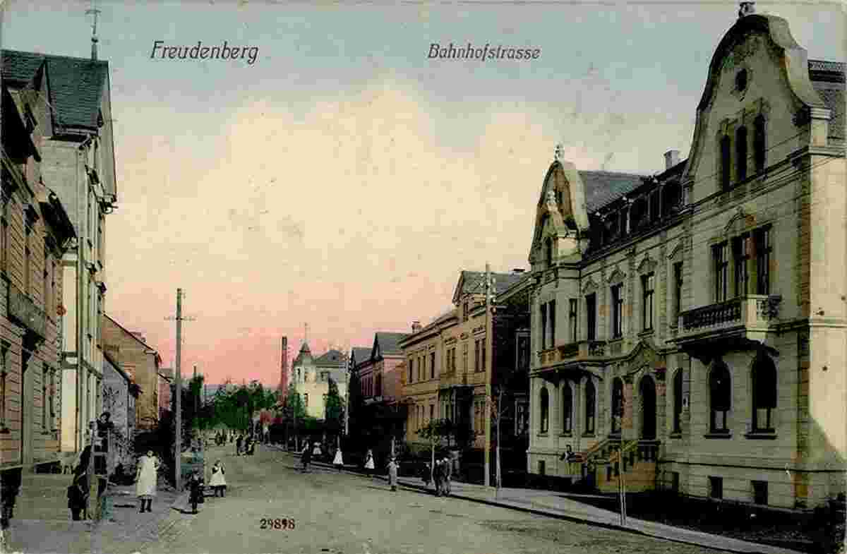 Freudenberg. Bahnhofstraße, 1911