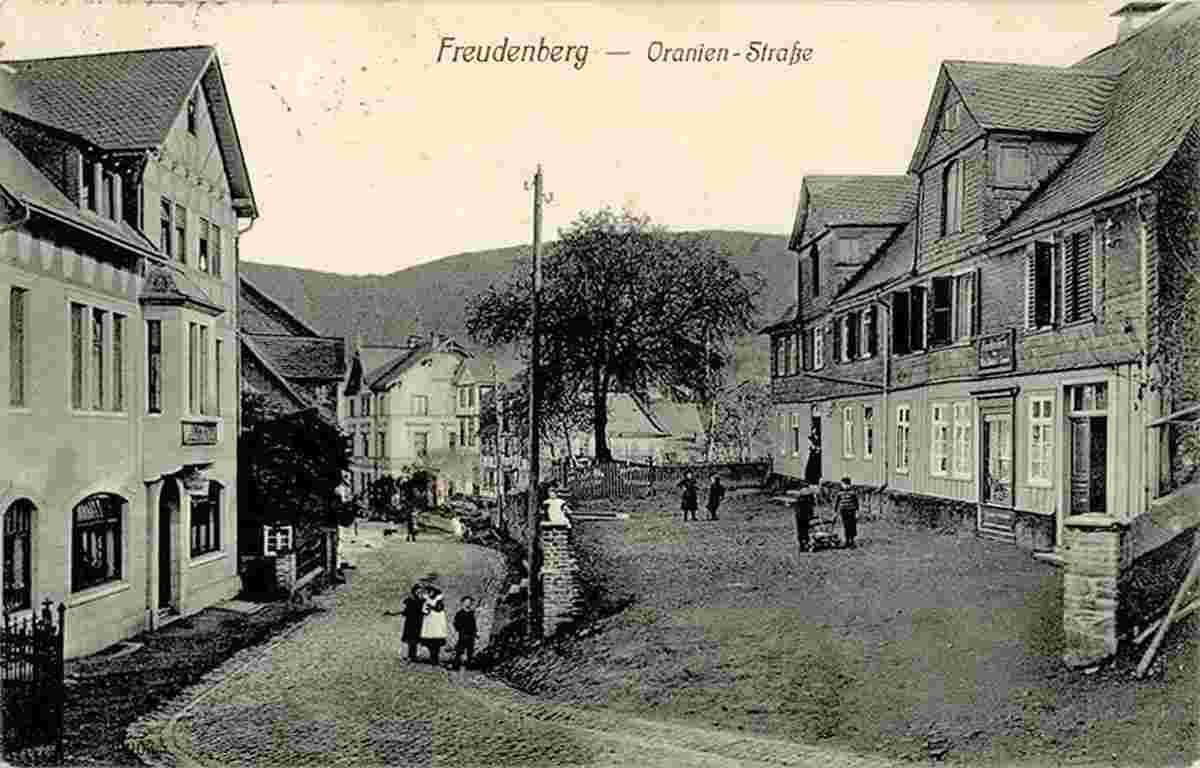 Freudenberg. Bahnhofstraße, 1919